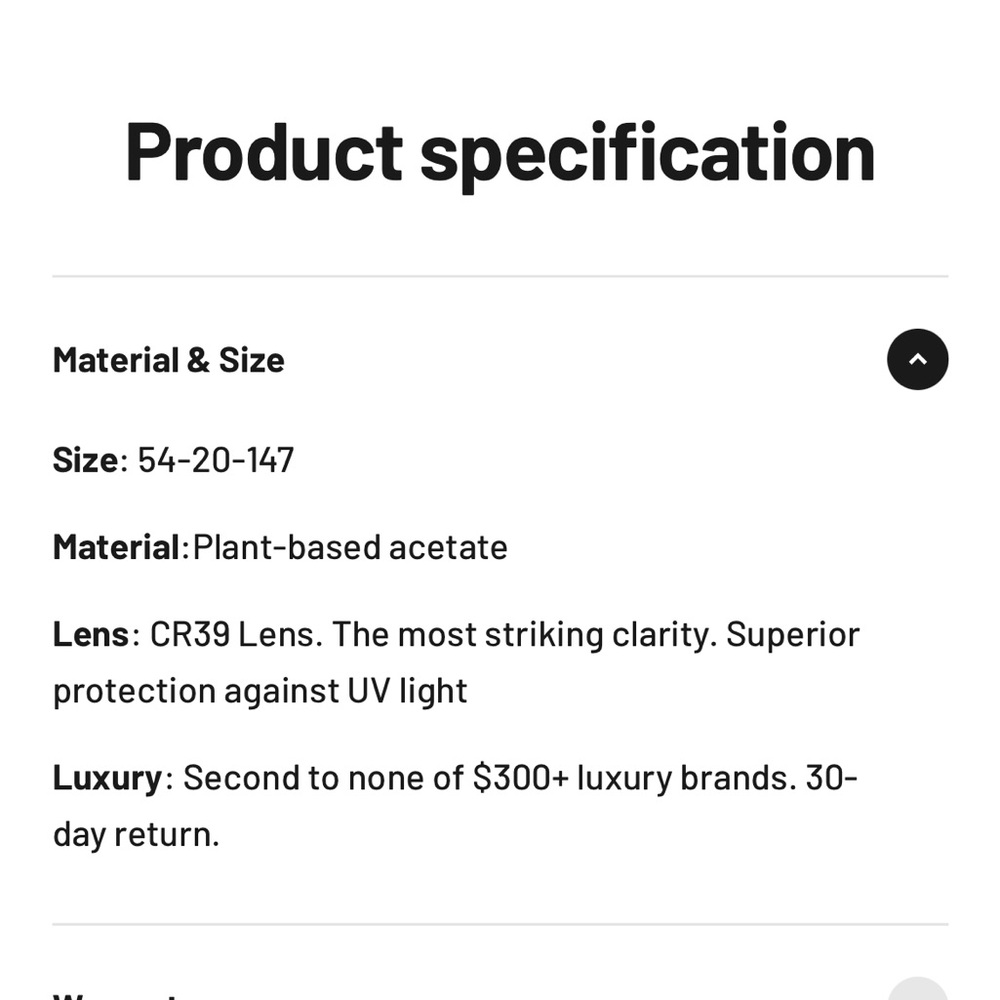 Donahugh Jensen Black Rectangular Sunglasses with… - image 5